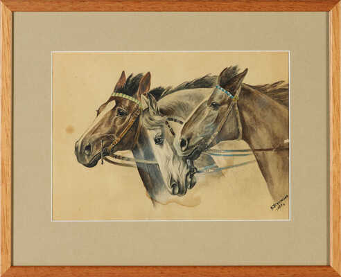 Желтиков Вассиан Петрович. Лошади 